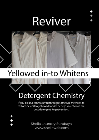 Yellow Into whitens Clothes