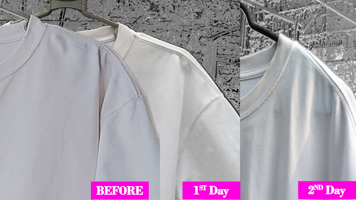 Header color stains whites clothes