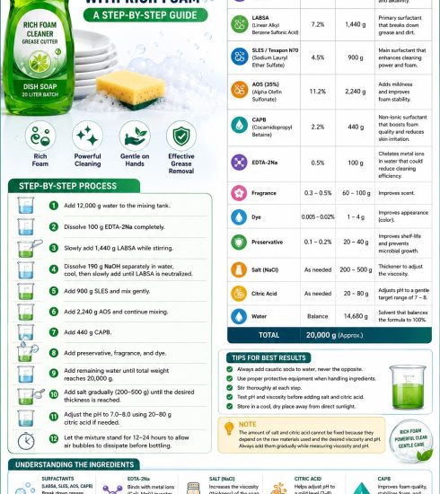Best dish soap formula for grease removal