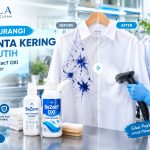 Cara mengurangi noda tinta kering pada baju putih dengan BeZero dan BeZacT OXI